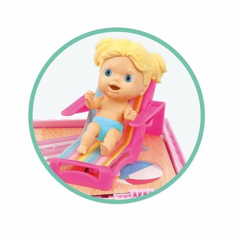 Muñecas Niñas Famosa Amicicci Trolley - Casa de Muñecas 2 en 1