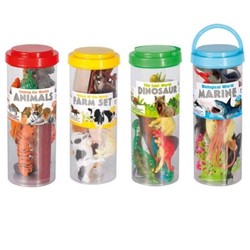 Figuras Acción Niños BigBuy Fun - Set de Animales Salvajes 12 Piezas - Compra online en MegaJuguetes