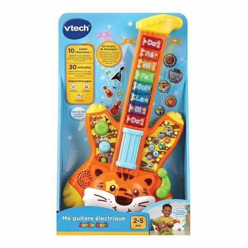 Juguetes musicales niños Vtech Baby Guitarra Jungle Rock Tigre