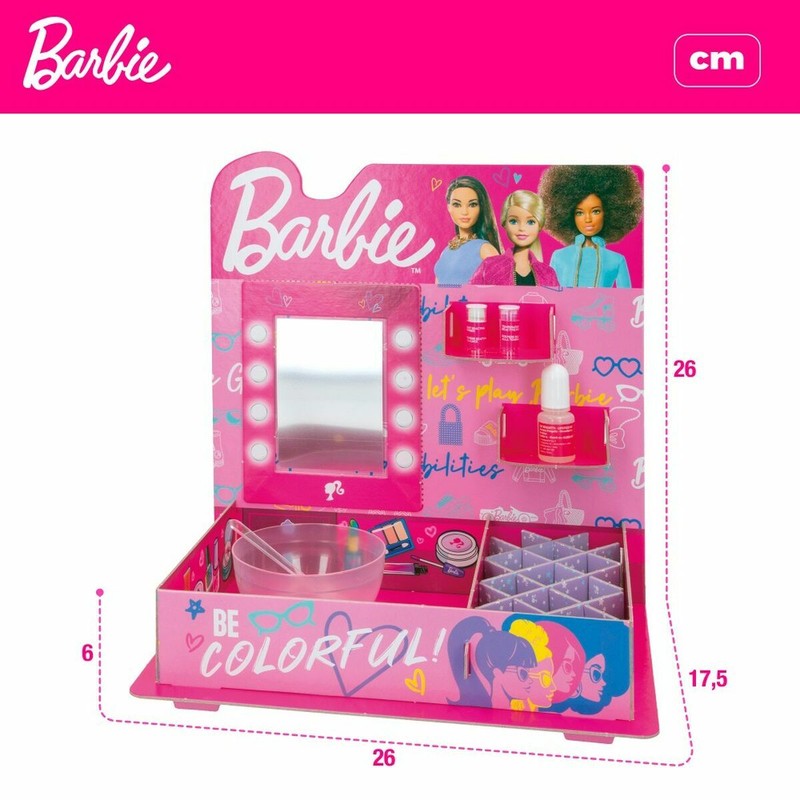 Kit Maquillaje Niñas Lisciani Giochi Barbie – Crea tus Pintalabios