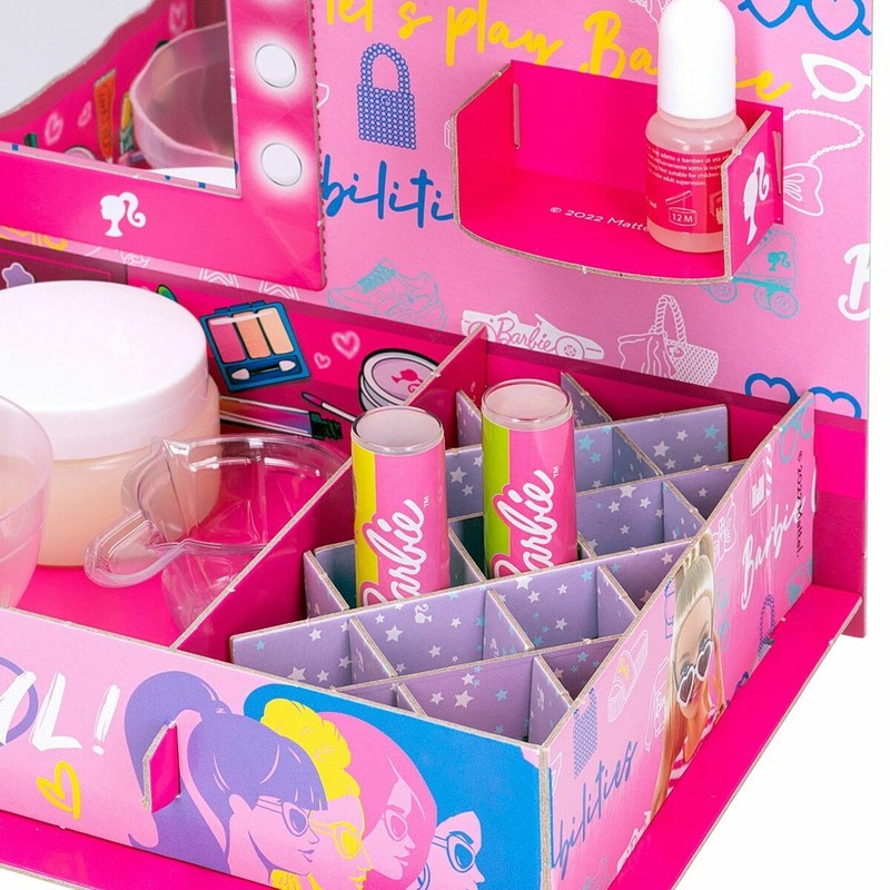 Kit Maquillaje Niñas Lisciani Giochi Barbie – Crea tus Pintalabios
