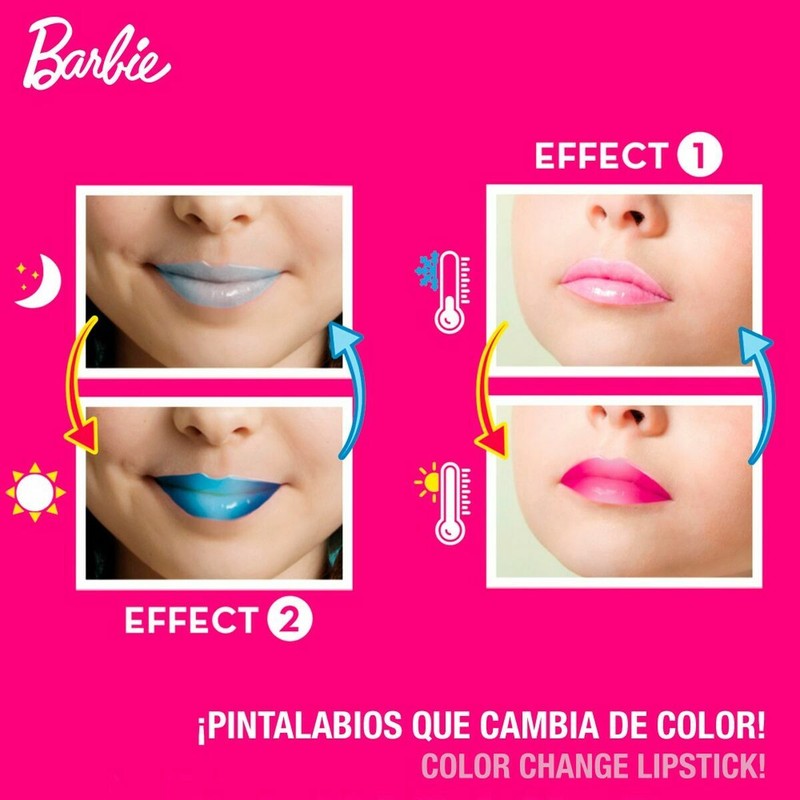 Kit Maquillaje Niñas Lisciani Giochi Barbie – Crea tus Pintalabios
