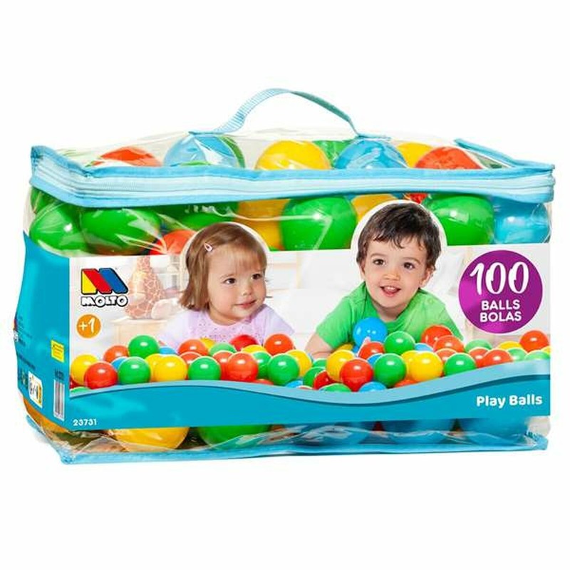 Juguetes Exterior Niños: Bolas Moltó Multicolor 100 Unidades