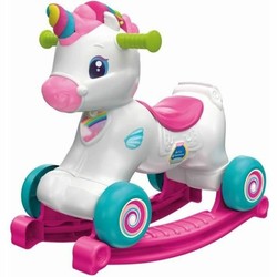 Correpasillos unicornio Clementoni Zoé, ideal para primeros pasos.