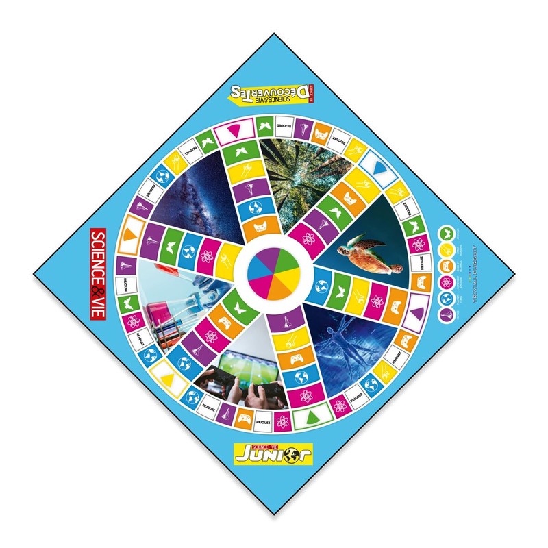 Juegos mesa niños Trivial Pursuit Science & Vie