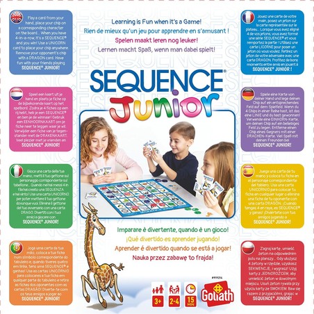 Juegos Mesa Niños Goliath Sequence Junior Educativo
