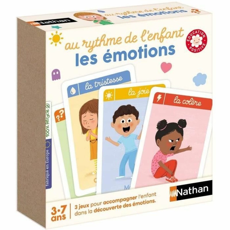 Juegos mesa niños Nathan Au rythme de l'enfant: Emociones (FR) - Compra online en MegaJuguetes