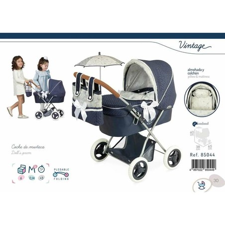 Muñecas Niñas: Carrito Vintage Decuevas Plegable
