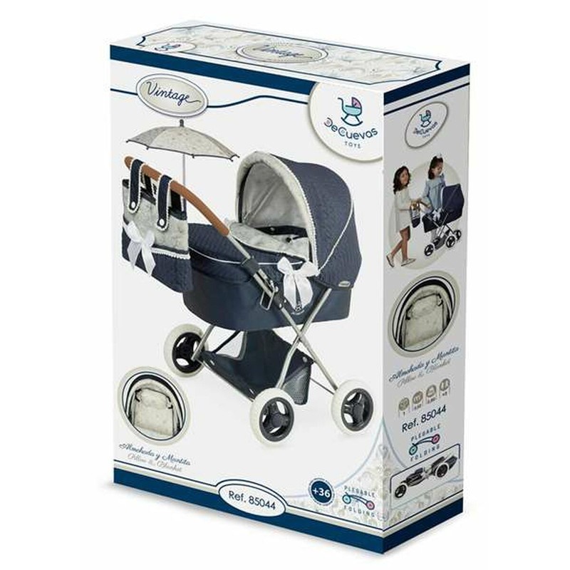 Muñecas Niñas: Carrito Vintage Decuevas Plegable