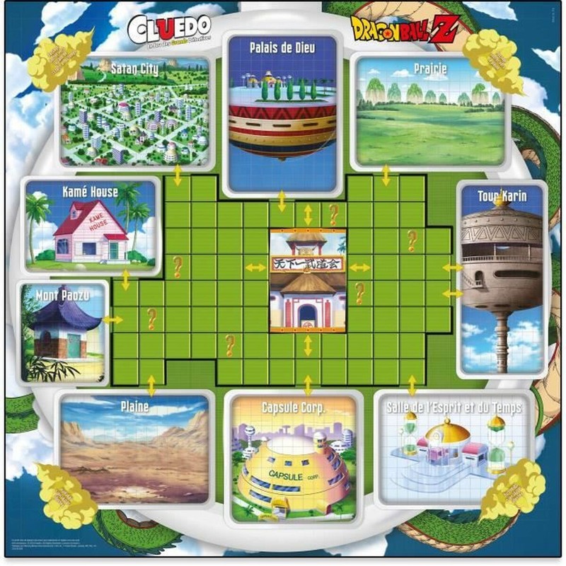 Juegos Mesa Niños Dragon Ball Z Cluedo: Estrategia y Diversión Familiar