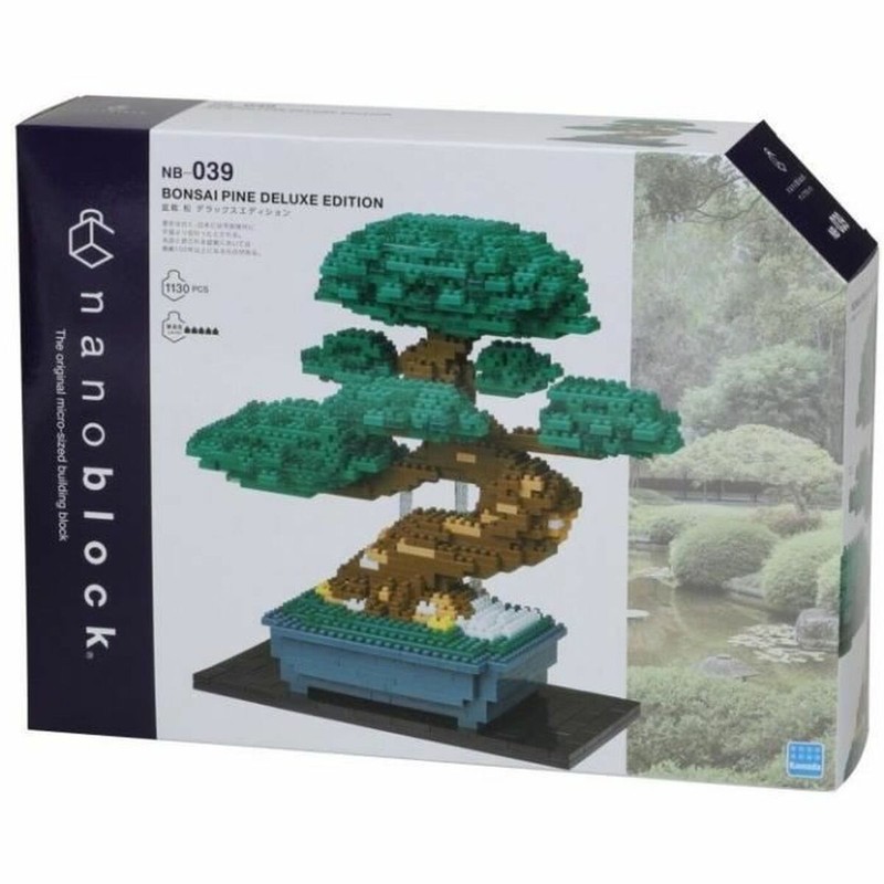 Juguetes construcción niños Nanoblock Bonsai Deluxe