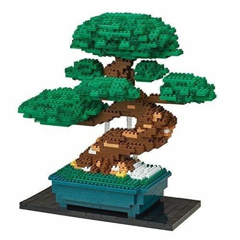 Set construcción educativo Nanoblock Bonsai con piezas