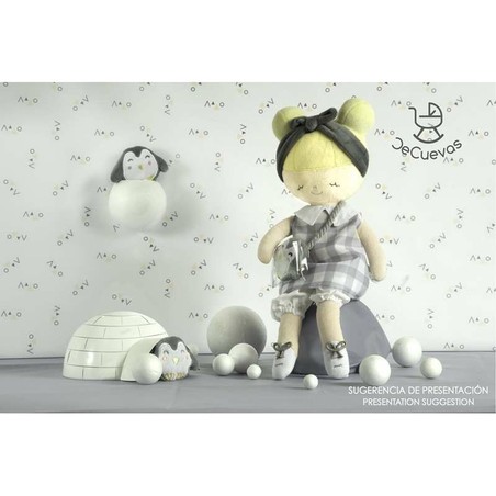 Muñecas Niñas Decuevas Pipo, Muñeca de Trapo 36 cm