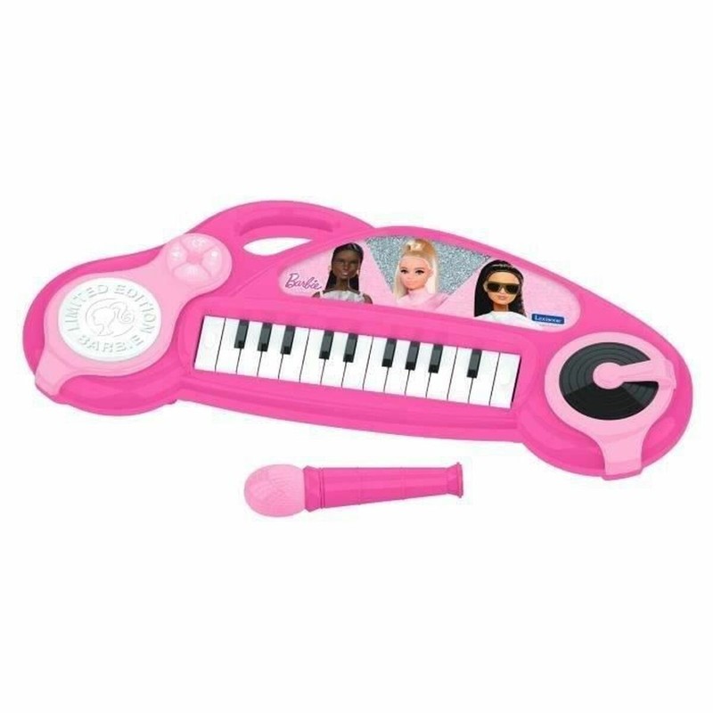 Juguetes Musicales Niños: Piano Electrónico Barbie Lexibook con Micrófono - Compra online en MegaJuguetes