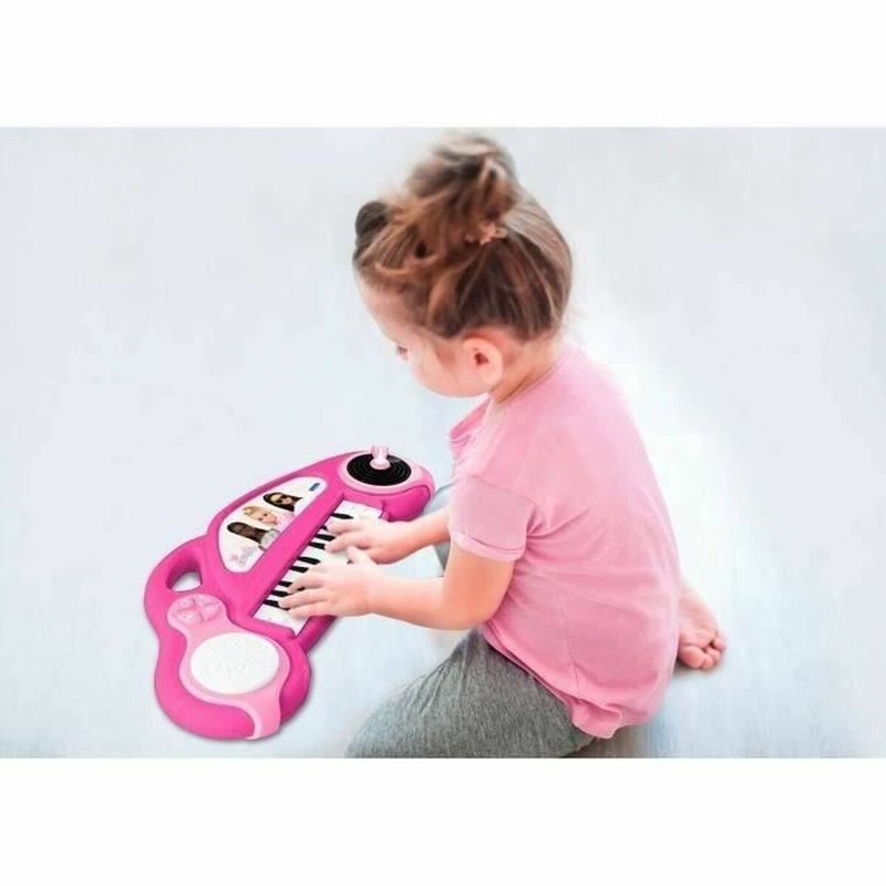 Juguetes Musicales Niños: Piano Electrónico Barbie Lexibook con Micrófono