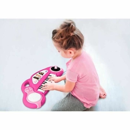 Juguetes Musicales Niños: Piano Electrónico Barbie Lexibook con Micrófono
