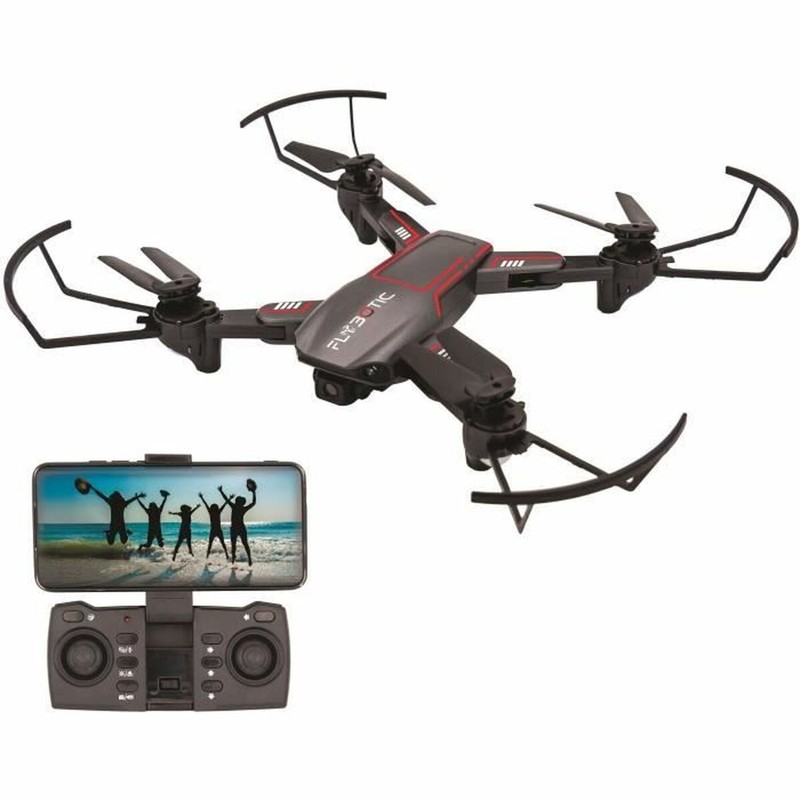 Coches Juguete Niños: Dron Teledirigido Flybotic Negro Plegable - Compra online en MegaJuguetes