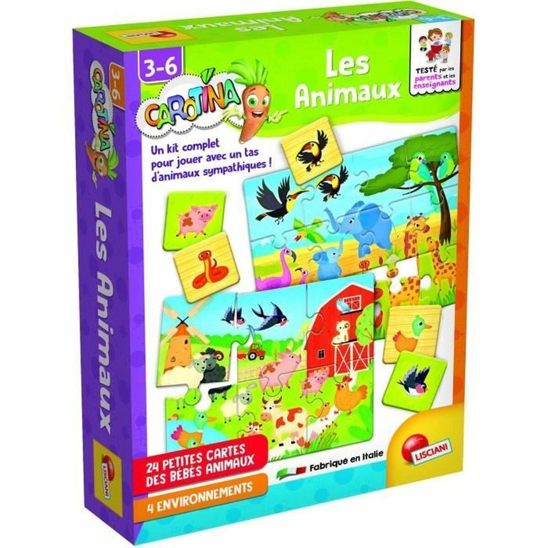 Juegos Mesa Niños Lisciani Giochi Les Animaux Educativo - Compra online en MegaJuguetes