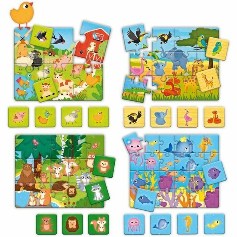Juegos Mesa Niños Lisciani Giochi Les Animaux Educativo