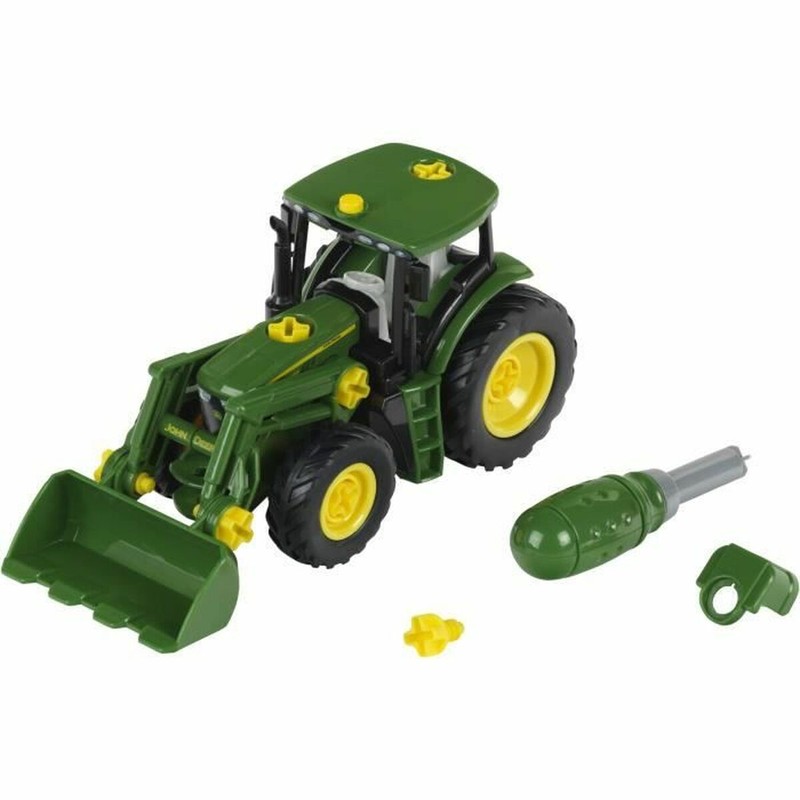 Juego de construcción Klein: Vista lateral del tractor verde