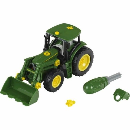 Juego de construcción Klein: Vista lateral del tractor verde