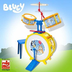 Juguetes Musicales Niños: Batería Infantil Bluey para Pequeños Artistas - Compra online en MegaJuguetes 2