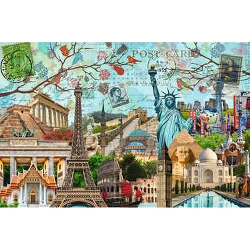 Puzzle 5000 Piezas Ravensburger Big Cities Collage
