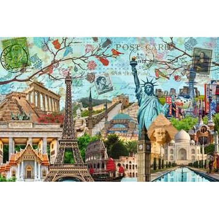 Puzzle 5000 Piezas Ravensburger Big Cities Collage