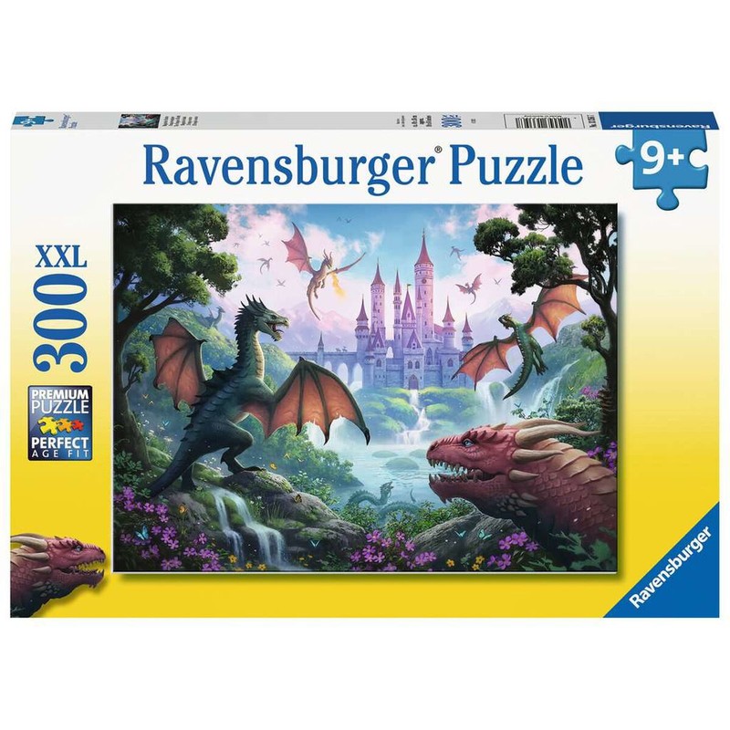 Puzzle Infantil Ravensburger The Dragon's Wrath XXL 300 Piezas - Compra online en MegaJuguetes