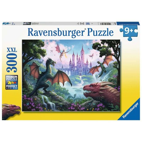 Puzzle Infantil Ravensburger The Dragon's Wrath XXL 300 Piezas - Compra online en MegaJuguetes