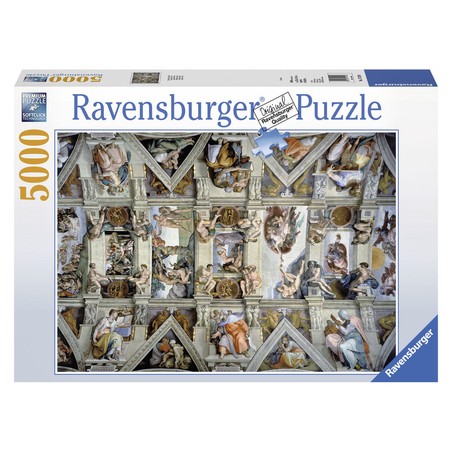 Puzzle Capilla Sixtina Ravensburger 5000 Piezas - Compra online en MegaJuguetes