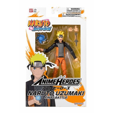 Figuras Acción Niños: Naruto Uzumaki Final Battle Bandai 17cm
