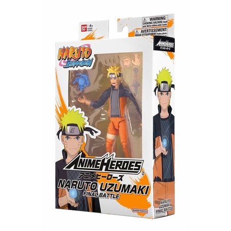 Figuras Acción Niños: Naruto Uzumaki Final Battle Bandai 17cm