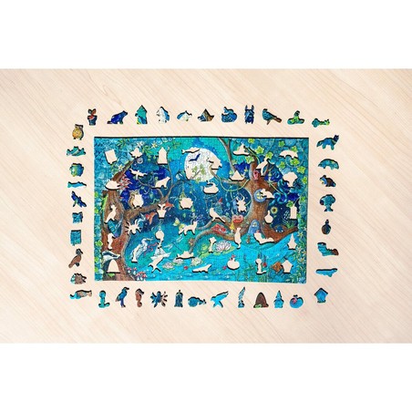 Puzzle Infantil Ravensburger Fantasy Forest de Madera 500 Piezas