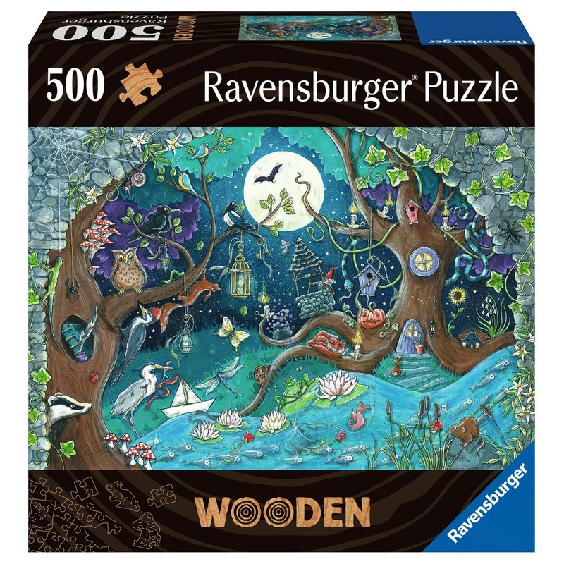 Puzzle Infantil Ravensburger Fantasy Forest de Madera 500 Piezas