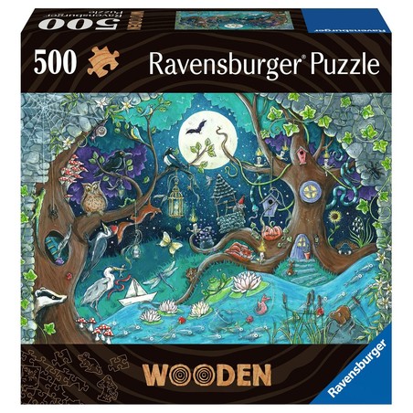Puzzle Infantil Ravensburger Fantasy Forest de Madera 500 Piezas