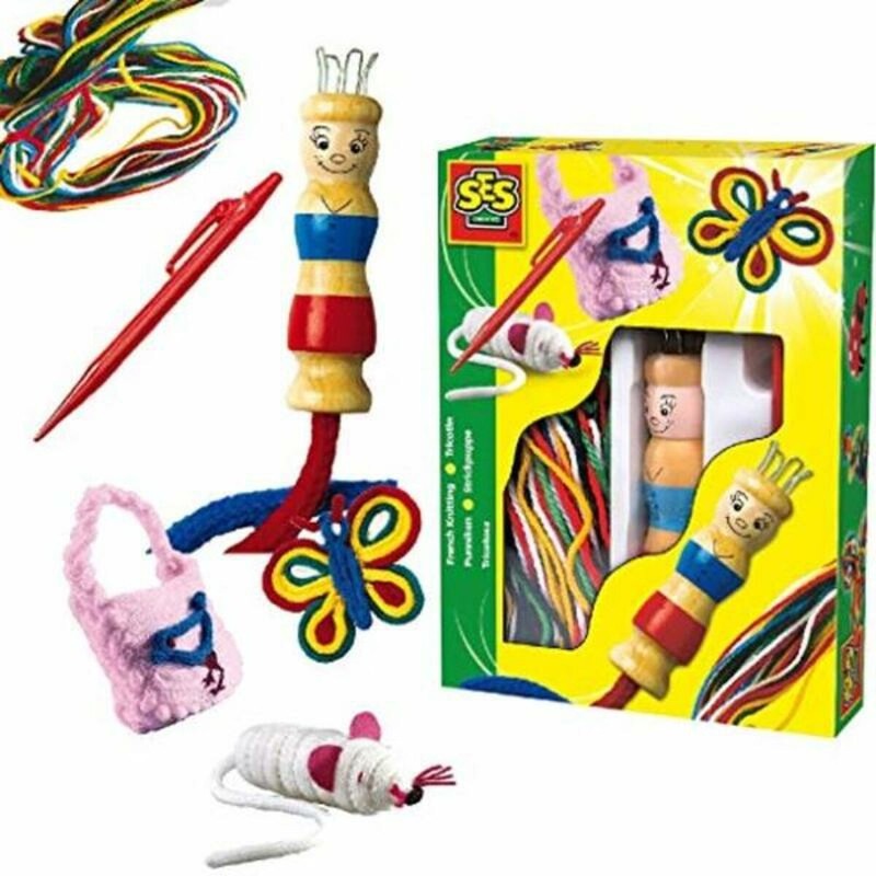 Juegos Mesa Niños: Tricotin Educativo SES Creative Multicolor - Compra online en MegaJuguetes
