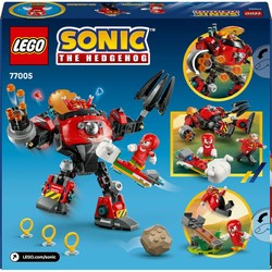 Juguetes construcción niños LEGO Sonic Knuckles vs Dr. Eggman Egg Crusher Mech 2