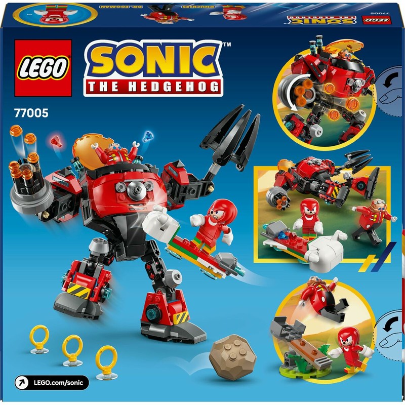 Bloques construcción infantiles LEGO Sonic 77005 en acción