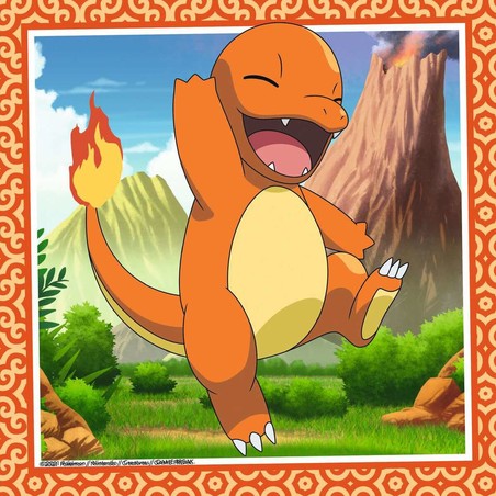 Puzzle Infantil Pokémon Ravensburger - Set 3 Puzzles 147 Piezas