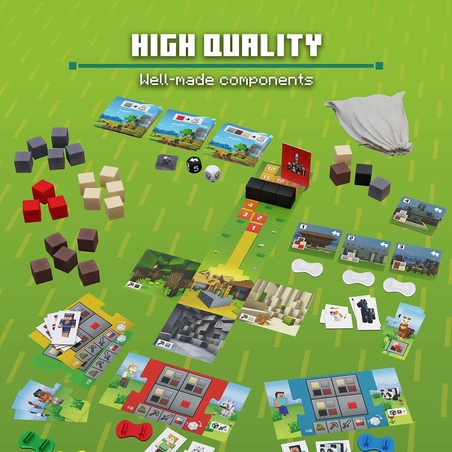Juego de Mesa Niños Minecraft Heroes of the Village