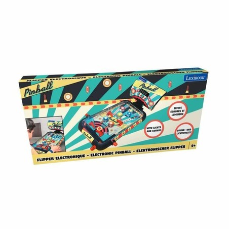 Juguetes Electrónicos Niños: Pinball Lexibook Interactivo