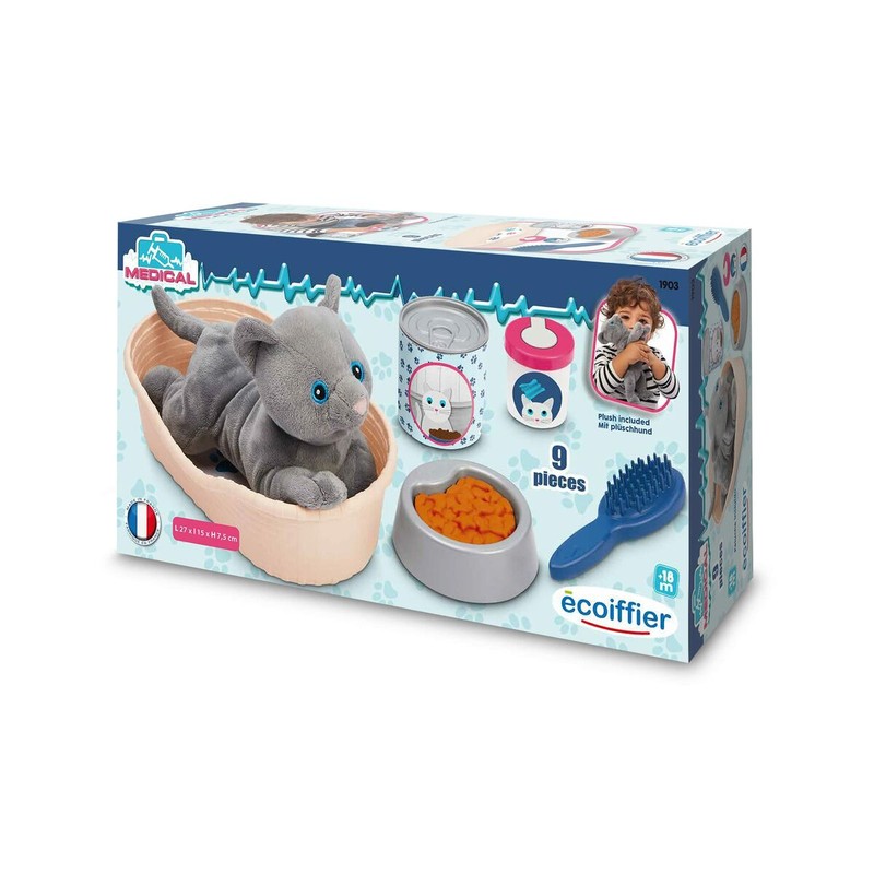 Peluches Niños: Gato Multicolor Ecoiffier