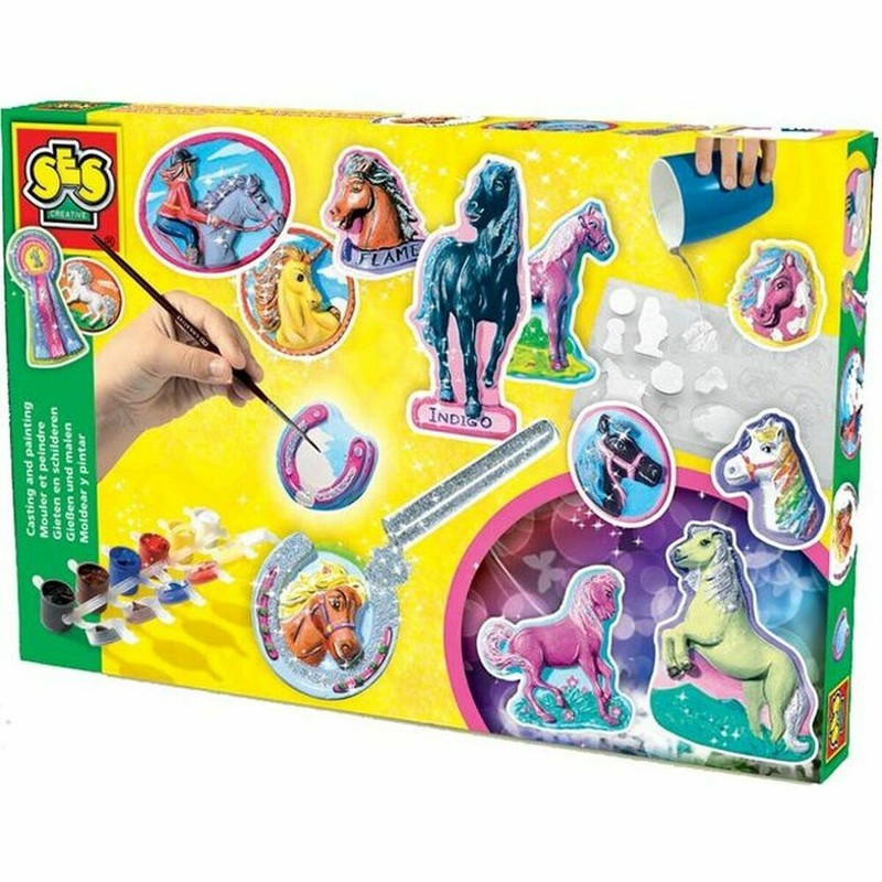 Manualidades Niños: Set Pasta Moldeable SES Creative Caballos Fantasía - Compra online en MegaJuguetes