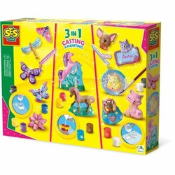 Manualidades Niños SES Creative: Set Pasta Moldeable 3 en 1 - Compra online en MegaJuguetes