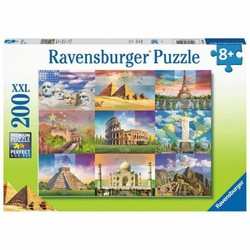 Puzzle infantil Ravensburger Monumentos del Mundo 200 Piezas - Compra online en MegaJuguetes