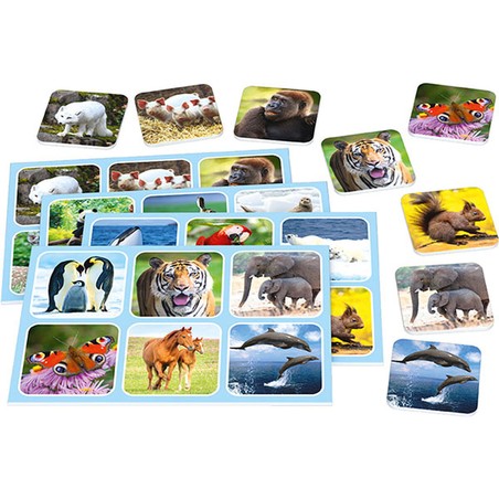 Juegos Mesa Niños Schmidt Spiele Zoo Lotto Animales