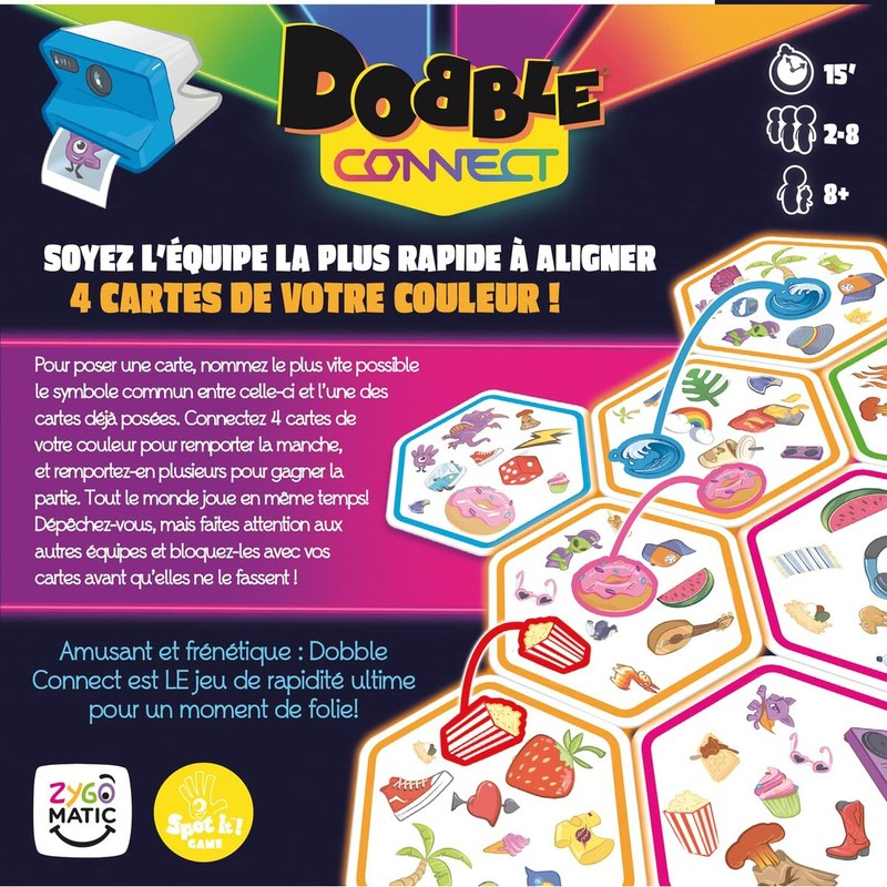 Juegos Habilidad Niños: Dobble Connect BigBuy Fun Francés