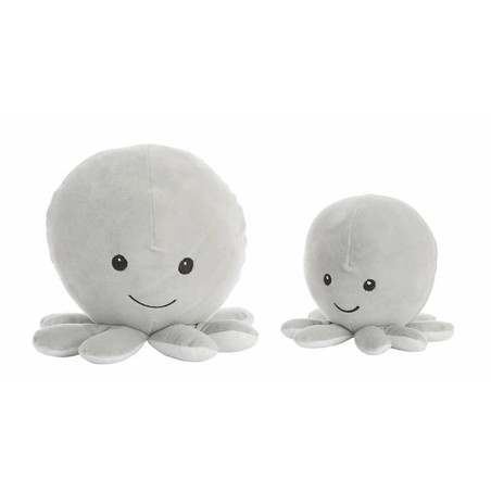 Peluches niños BigBuy Kids Pulpo Gris 26 cm