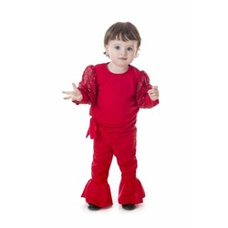 Disfraces Niños Rafaela Carrá - Conjunto Bebé Rojo 2 Piezas - Compra online en MegaJuguetes